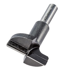 Trend Hinge Sinking Pillar Drill Machine Bit for Recessing Circular Hinges, 35mm Diameter, T420/35X8MMTC