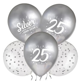 BETESSIN Pack of 24 Golden Wedding Balloons in 3 Styles - Metallic Gold Balloons, Number 50 Balloons and Confetti Balloons - Perfect for 50th Anniversary, Birthday and Golden Wedding Decoration