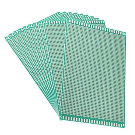 uxcell Circuit Board DIY Soldering 4.7 x 7.1 inches (12 x 18 cm) Single Sided Universal Print Pack of 10