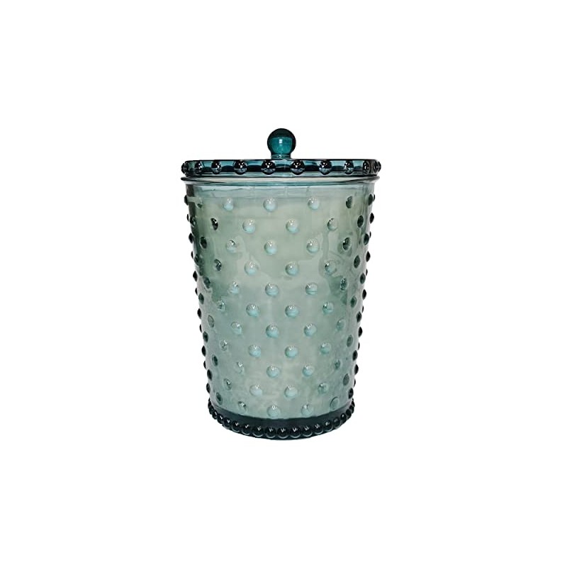 Simpatico Grande Skye Hobnail Glass Candle