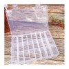 Gadgetking 24 Compartment Box Small Organizer Storage Plastic Craft Nail