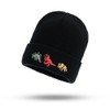 Totelux Cute Dinosaur Knitted Beanie Hats Embroidery Women Winter Hat