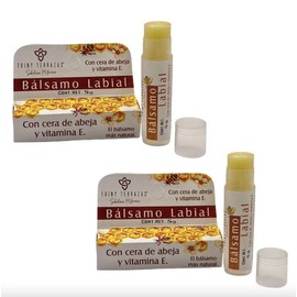 Balsamo Labial Natural Hidratante con Cera y Miel Virgen de Abeja Sunscreen Sport Lip Balm Propolis lips 2 pcs