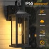 Roravilila Dusk to Dawn Outdoor Lighting with GFCI Outlet, 17