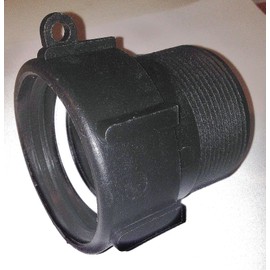 275 330 G IBC Tote Tank VALVE ADAPTER S60x6 Female Buttress x 2" Male NPT Pipe