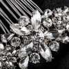 Hapibuy Crystal Wedding Hair Comb Side Bridal Hair Comb Flordal
