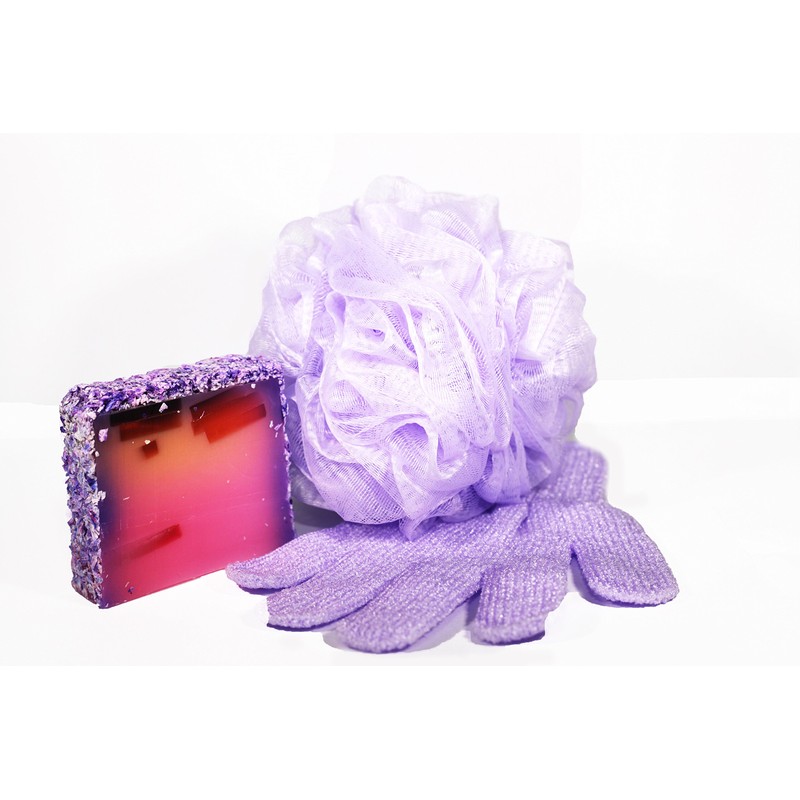 Linda Linda Exfoliating Bath Gloves, Pack of 4