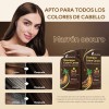 Kaisasa 10pzs Shampoo Con Tinte Cubre Canas Natural Jengibre