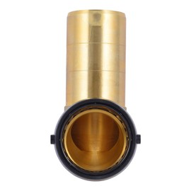 SharkBite 2 Inch 90 Degree Street Elbow, Push to Connect Brass Plumbing Fitting, PEX Pipe, Copper, CPVC, PE-RT, HDPE, UXL0954