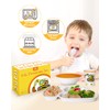 Lehoo Castle Kids Plates and Bowls Sets, Kids Dinnerware Set
