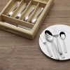 Mikasa Essex Satin 65-Piece Stainless Steel Flatware Set with Wood