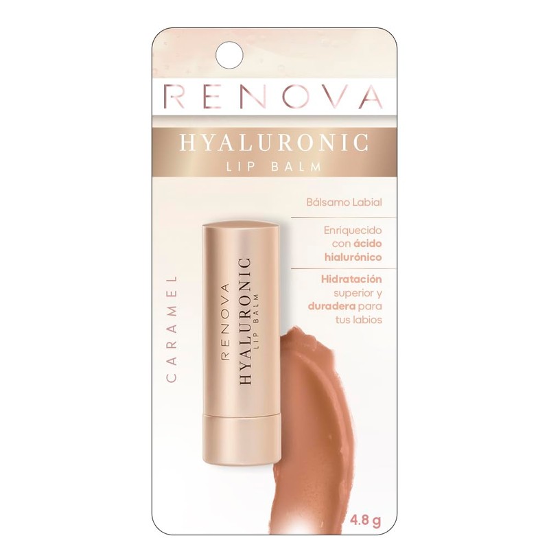 Renova Bálsamo Labial Con Ácido Hialurónico Caramel 4.8g