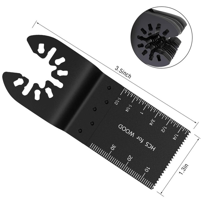 50 x Professional Saw Blades Kit Bi-Metal Oscillating Tool Accessories