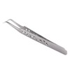 Healeved 2pcs Static Nail Tweezers Non-magnetic Eyebrow Clip and Nail