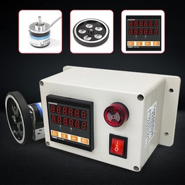 Rotary Encoder Digital Electronic Counter,300ppr Rotary Encoder Digital electronice Rolling Wheel Distance Meter Counter Tool Rolling Measurement Wheel Counters