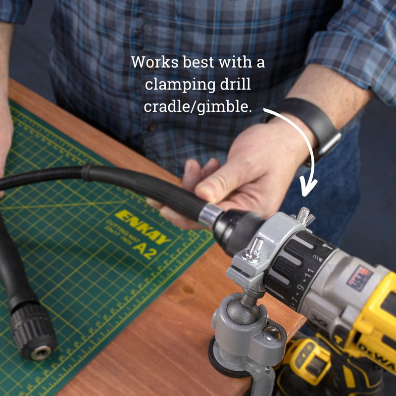 ENKAY - Heavy Duty Flex Shaft with 1/4 inch Keyless