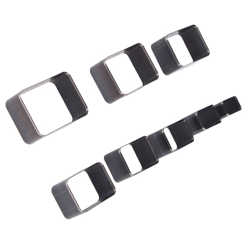 8pcs Leather Punch Cutter Mold High Carbon Steel Hollow Punch