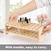 ELLDOO Rollerball Perfume Organizer, 36 Spaces Bamboo Perfume Storage Holder