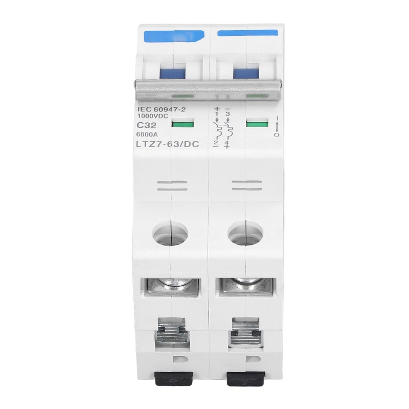 DC Miniature Circuit Breaker 2 Pole 1000V 32A DIN Rail