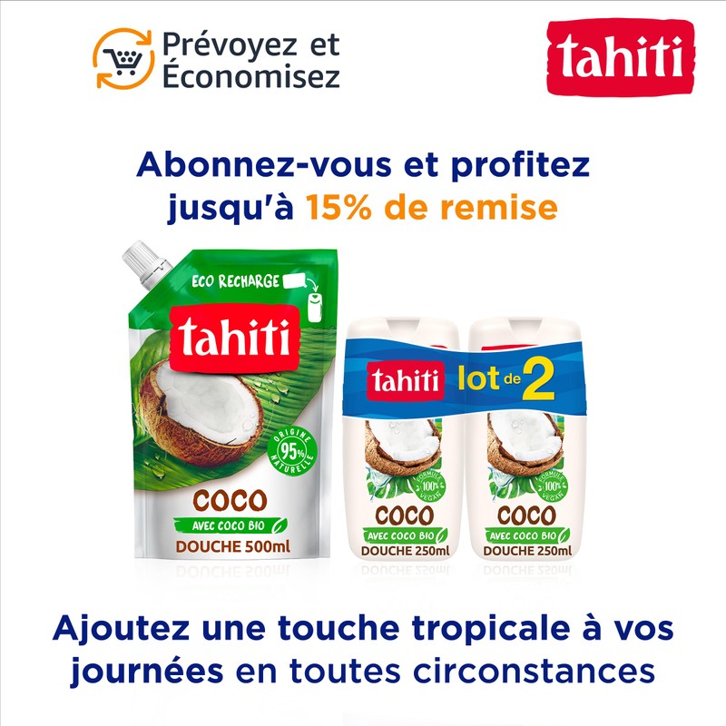 TAHITI - Tahiti Pomegranate & Coconut Oil Shower Gel -