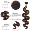 Fb30 Bundle Ombre Brown Body Wave Human Hair Bundles P1B30