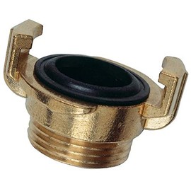 MEISTER FLOR92226 Quick Coupling Male Thread Brass 1 1/2 Inch (Approx. 47.80 mm) Robust Brass Coupling Suitable for Hoses and Tankers