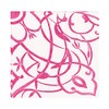 Caspari Algarve Paper Linen Luncheon Napkins in Fuchsia - 15