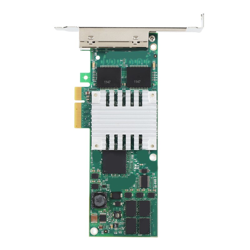 Gigabit Network Card 4 RJ45 Port PCIE X4 10Mbps 100Mbps