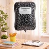 Thenshop 5 Pcs Composition Notebook Foil Balloons Welcome Back to