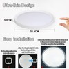MOLVCE Ceiling Light LED Ceiling Light Flat Round 36 W