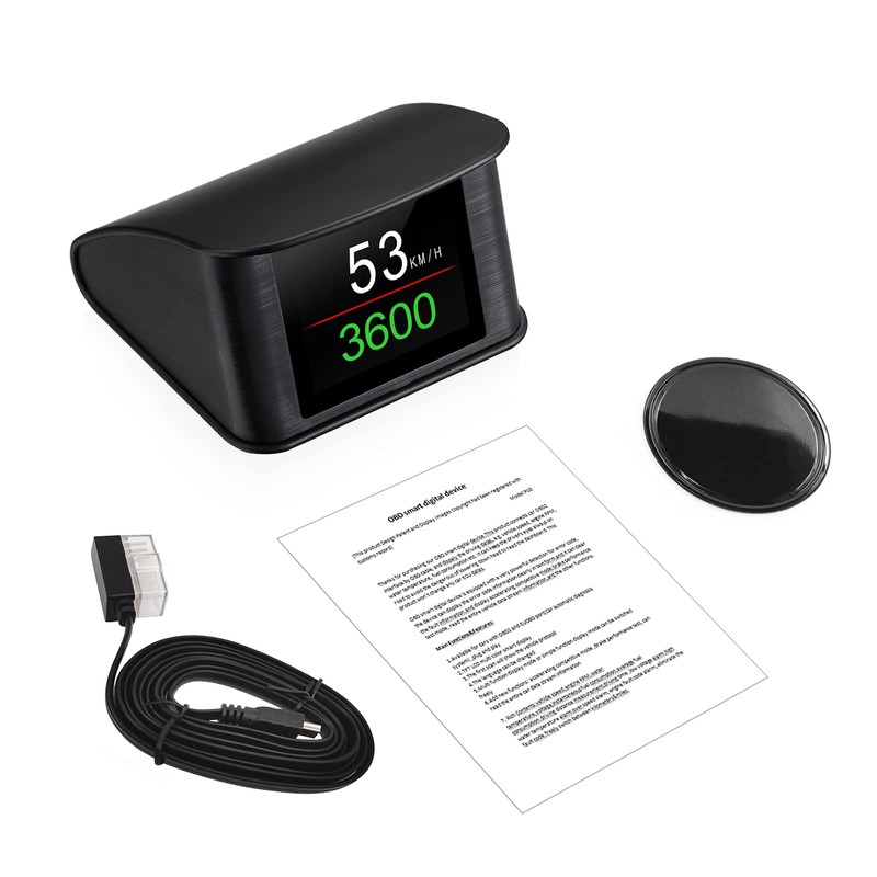 wiiyii P10 Hud Head Up Display Car Speedometer OBD2 Smart