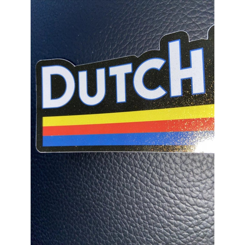 DUTCH Bros STICKER Decal NATIONAL Coffee DAY Glitter HTF Logo