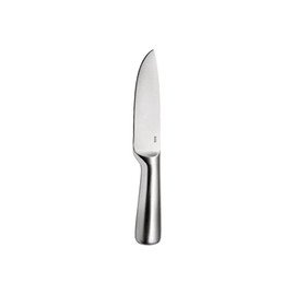 Alessi SG501 Mami Kleines Kochmesser, Schmiedestahl AISI 425 mattiert, Silber / Schwarz