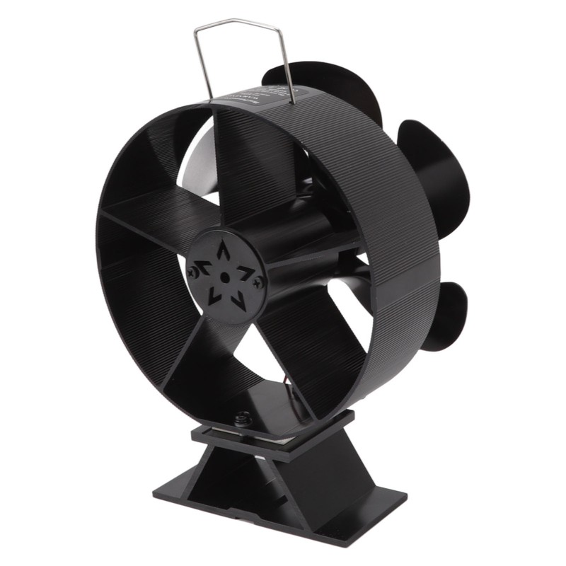 6 Blades Fireplace Fan Thermoelectric Module Wood Stove Fan Heat