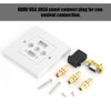 VBESTLIFE Distribution and Organization Multimedia Wall Plates Socket Panel, Composite