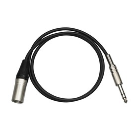 Kicada 1/4 Inch TRS Male to XLR Male Cable, 3.3FT Pro Balanced 6.35mm Male to XLR Male Audio Cable for Balanced Microphone Speaker Mixer Audio Interface
