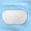 Dapucarin Car Headrest Pillow 100% Memory Foam, Breathable Removable Leather