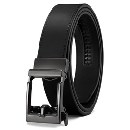 CHAOREN Leather Ratchet Belt Men - Mens Belts Casual Accessories for Every Occasion (35mm)