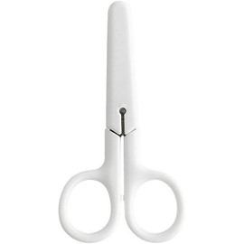 Mini White Scissor, Multi-Function Heavy Duty Dishwasher Safe Poultry Shears Portable Stainless Steel Blade Cutter Tiny Scissors