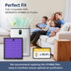 Cabiclean 3-in-1 H13 True HEPA Replacement Filters for MORENTO HY4866,