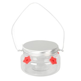 4 Port Hummingbird Feeder,Waist Glass Hummingbird Feeder for Hummer Birds