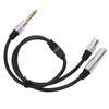 1 Split in 2 Sound Cable 1/4 Inch TRS Stereo