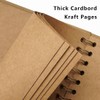 Scrapbook 7x7 Inch DIY Scrapbook Album, 20 Sheets Hardcover Kraft
