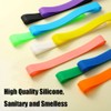 Silicone Rubber Bands 8 Inch Length (0.4" Wide) - Heavy