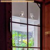 Screen Door Magnets Decal 2 Pairs (4pcs) Cute Owl Pattern