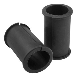 Dsjnf Microphone Shock Mount Rubber Sleeve 1.8x0.8 Inch Shock Absorbing Rubber Sleeve Shotgun Mic Mount Rubber Spacer Microphone Accessories Compatible with Most Cameras 4PCS