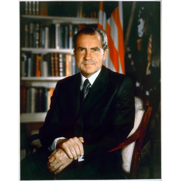 Richard Nixon 4" x 6" Re-Print Photo w/ FREE acid