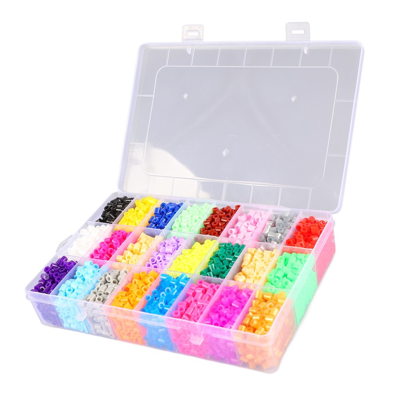 24 Color Fuse Beads Set 5mm Fuse Beading Kit with