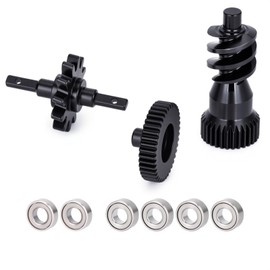 Carbon Steel Gearbox Gears Bearings Set for Axial SCX30 Ford Bronco Jeep Wrangler JLU K10 1/30 RC Crawler Upgrade