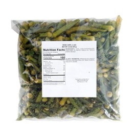 Okra Chips, 2 Pound Bag, Veggie Chips, Vegetable Snacks, The Hampton Popcorn & Candy Company